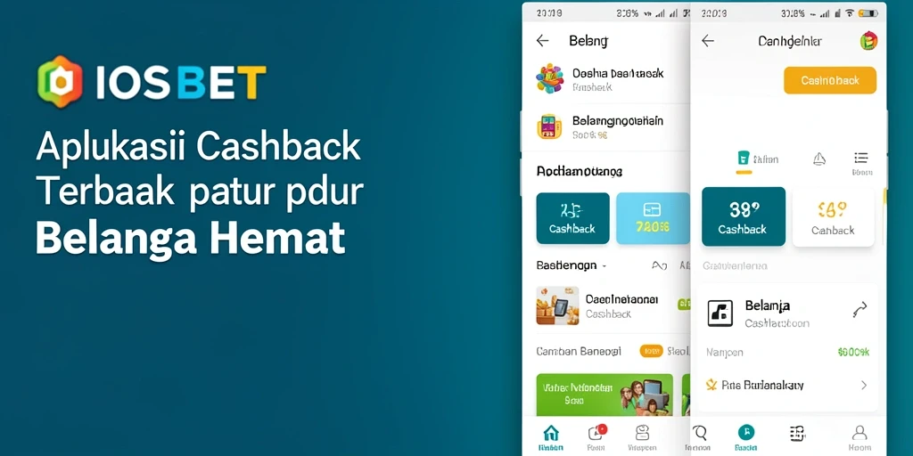 Tampilan antarmuka IOSBET yang user-friendly untuk cashback belanja.