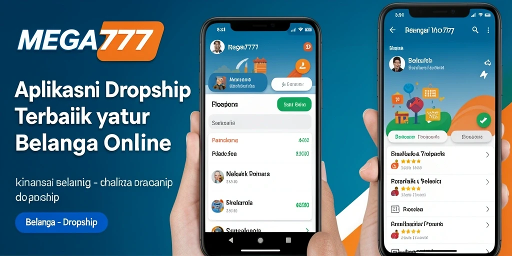 Antarmuka MEGA777 yang ramah pengguna untuk aplikasi Dropship.